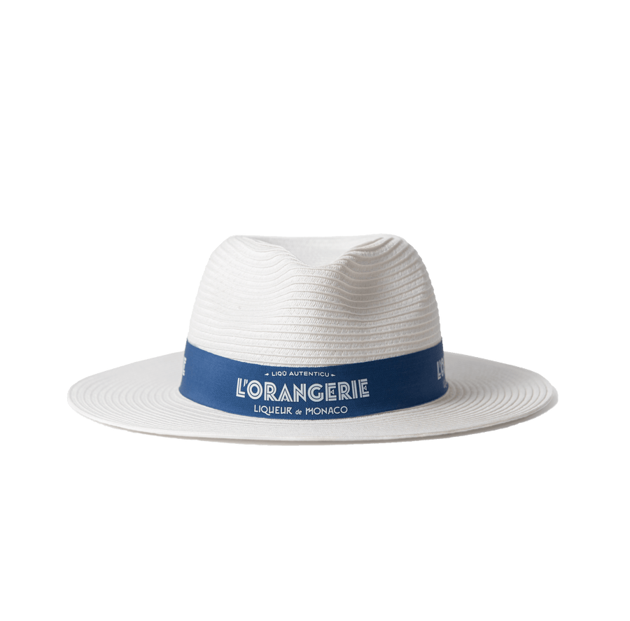 Chapeau de paille artisanal blanc