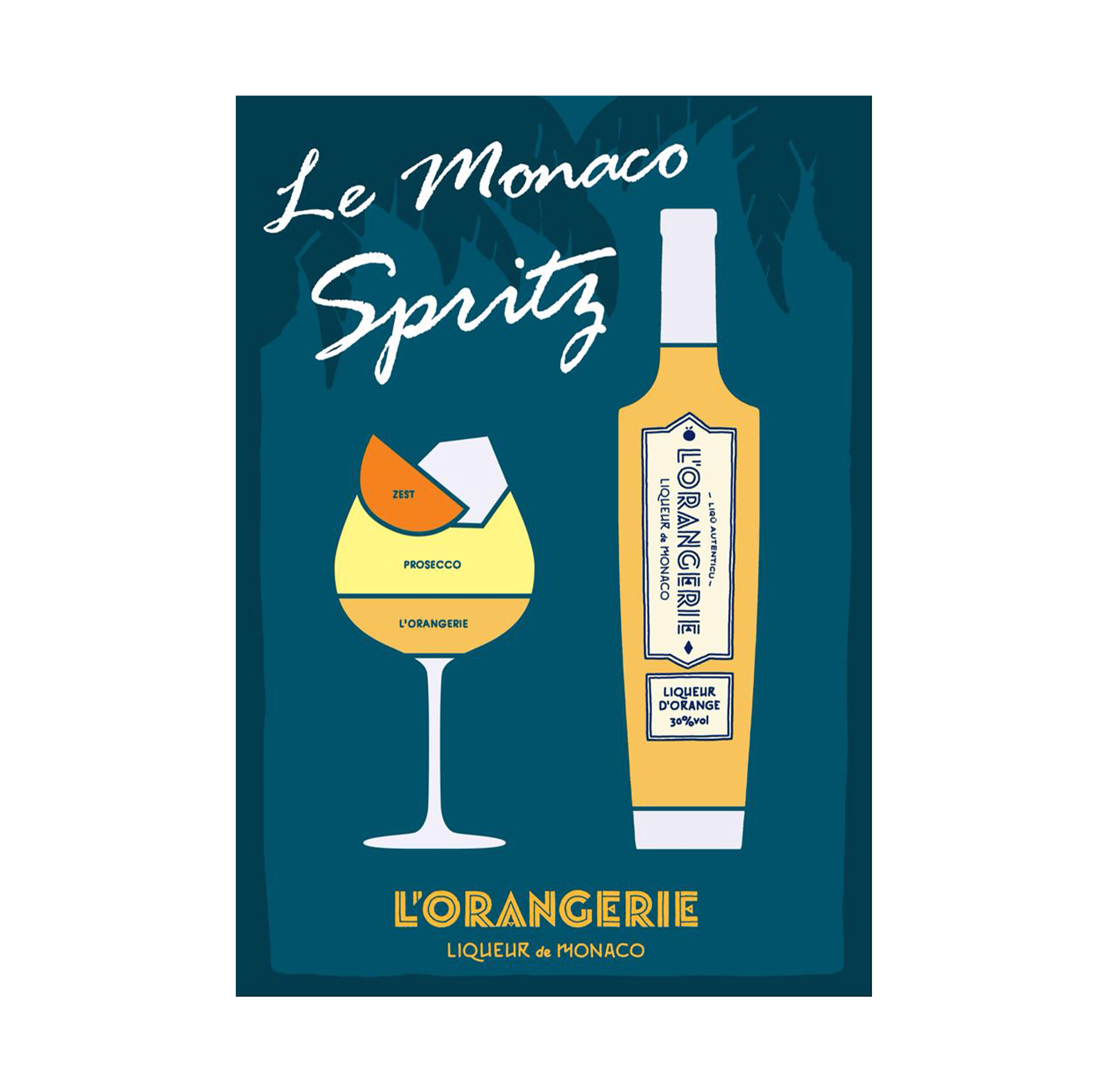 Le Monaco Spritz Poster Le Monaco Spritz Poster